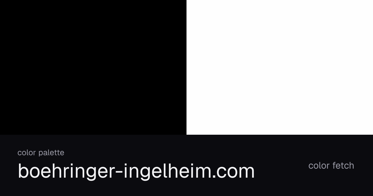 boehringer-ingelheim.com color palette — Color Fetch