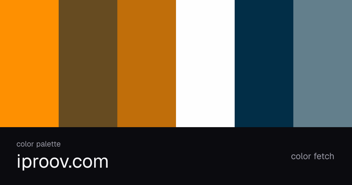 iproov.com color palette — Color Fetch