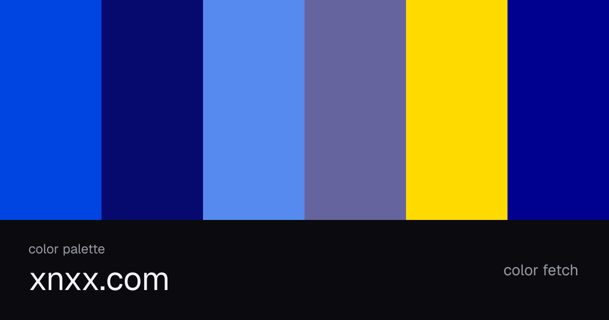 xnxx.com color palette — Color Fetch